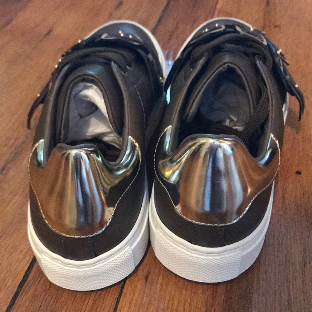 NWT Women Moncler Lenny Sneaker in Olive Green 37 - Picture 3 of 5